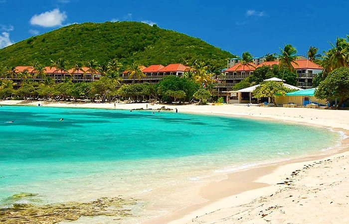 spiagge di Sapphire Beach Saint Vincent e Grenadine 