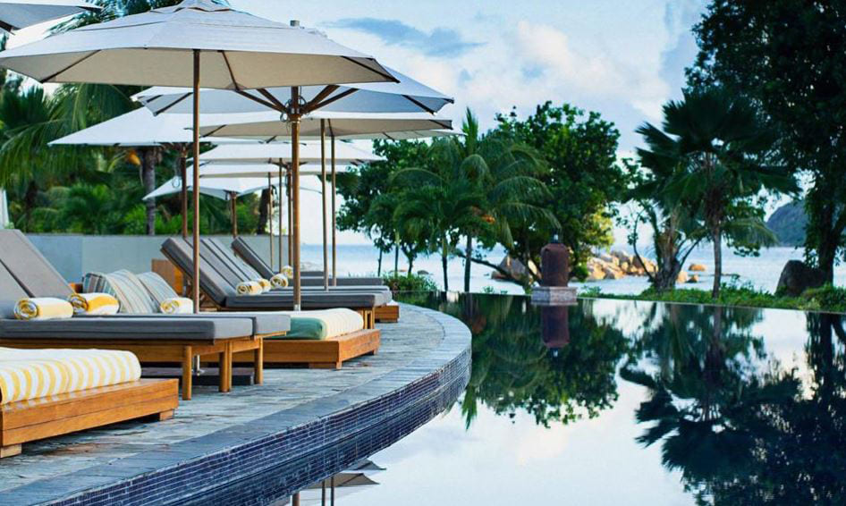 piscina raffles resort seychelles