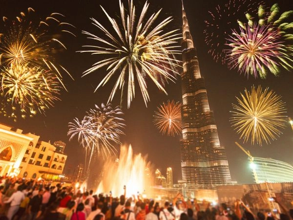 fuochi d’artificio e feste Capodanno a Dubai