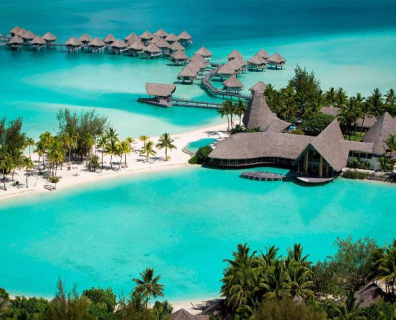 Le Méridien resort di lusso a Bora Bora