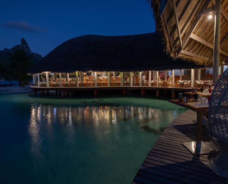ristorante resort di lusso Le Méridien Bora Bora