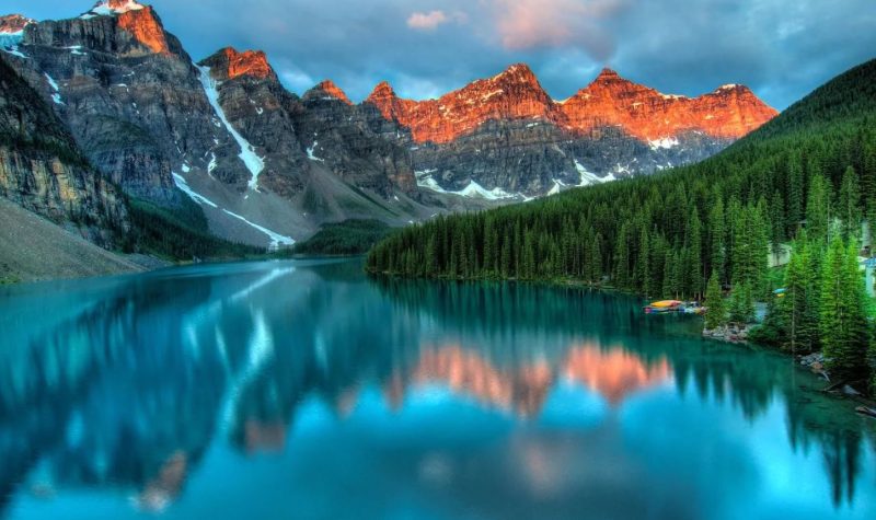laghi delle montagne rocciose canadesi