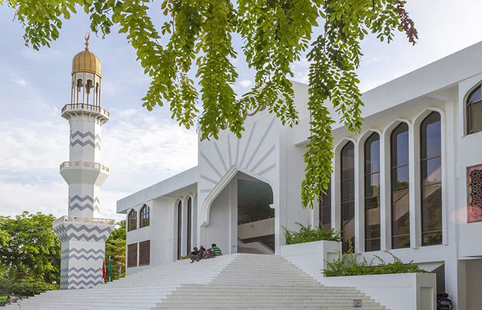 visitare la grande Moschea del Venerdì Maldive
