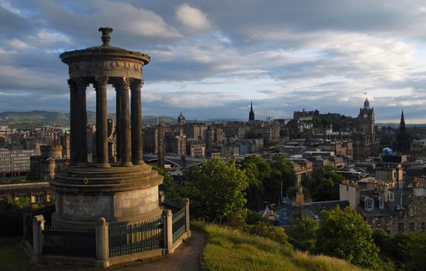 Edimburgo al tramonto