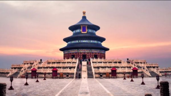 Il tempio del Cielo all'interno della città proibita in Cina