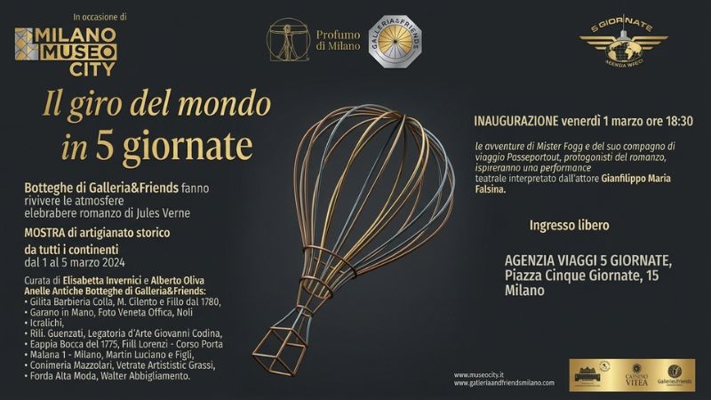 giro del mondo in 5 giornate