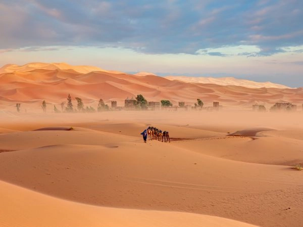 Escursione alle dune di Merzouga ove si potrà ammirare il tramonto nel deserto