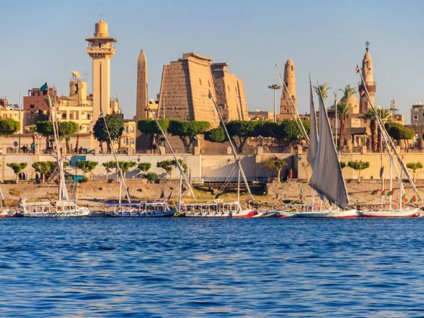 Scoprire il Tempio di Luxor lungo il Nilo in Egitto
