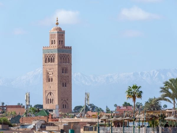 Koutoubia, celebre minareto che domina lo skyline di Marrakech