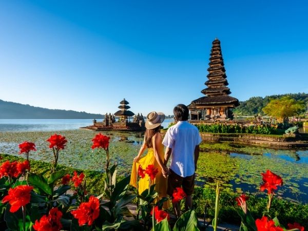 coppia di turisti bali
