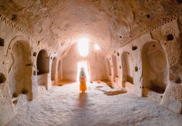 La-Citta-Antica-di-Zelve-in-Cappadocia el achiesa scavata nella roccia