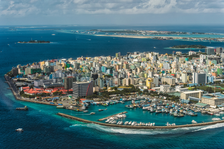 La-capitale-delle-Maldive-e-Male-Qui-vista-da-un-aereo